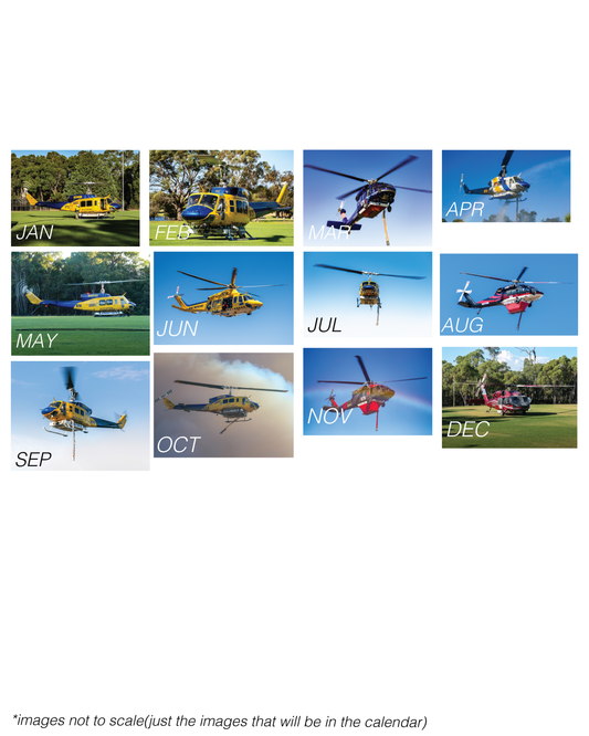 2026 Emergency Helicopter Calendar
